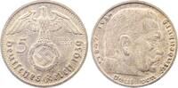 Deutschland 5 Reichsmark 5 Reichsmark Hindenburg 1939 G J 367 -