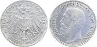 Deutschland 2 Mark 2 Mark Baden 1901 G J 028 ss- Friedrich I -