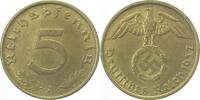 Deutschland 5 Pfennig 5 Pfennig 1937A f prfr J 363 Drittes Reich -