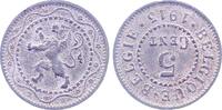 Belgien 5 Cent 5 Cent 1915 Belgien JN608 niederländische und franz. Schrift -