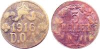 Deutschland 5 Heller Fehlprägung 5 Heller DOA 1916 T JN 723 nur 3,2 g -
