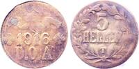 Deutschland 5 Heller 5 Heller Deutsch Ostafrika 1916T J JN723 -