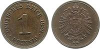 1 Pfennig 1886 Deutschland 1 Pfennig 1886 G prfr !! J 001 selten prägefrisch