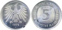 Deutschland 5 Mark Fehlprägung 5 DM 1975 J zweimal nacheinander geprägt BU