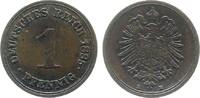 1 Pfennig 1885 Deutschland 1 Pfennig 1885 E J 001 ss+ sehr schön+