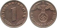 Deutschland 1 Pfennig 1 Pfennig 1937A J 361 Drittes Reich -