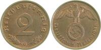 Deutschland 2 Pfennig 2 Pfennig 1938 G J 362 Drittes Reich -