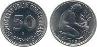 Deutschland 50 Pfennig 50 Pfennig 1950 G J 384 zaponiert -