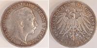 Deutschland 5 Mark 5 Mark Preussen 1905A J104 ss/vz unbedeutender kl. Randfehl Wilhelm II -
