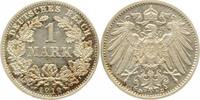 Deutschland 1 Mark 1 Mark 1912 D vz/st Erstabschlag J 017 vz/st -
