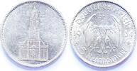 Deutschland 5 Mark 5 Reichsmark 1934 F Garnisonkirche ohne Datum f.vz -