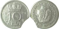 Niederlande 10 Cent Fehlprägung 10 Cent 1971 Zainende, hapje eruit -