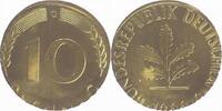 Deutschland 10 Pfennig 10 Pfennig 1966G auf 5 Pfennig Rohling bfr/st