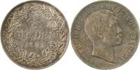 Deutschland 0,5 Gulden 1/2 Gulden 1862 Baden vz+ min- Krätzerchen Friedrich -