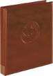 Ringbinder Half Penny inkl. 10 Münzblätter-dunkelbraun