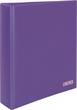 PUBLICA M COLOR Briefmarken-Einsteckalbum mit 10 beidseitig bestückbaren Folien-Einsteckblättern in zwei Ausführungen-Viola (Lil