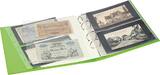 PUBLICA M COLOR Banknotenalbum mit 10 beidseitig bestückbaren Folienblättern in zwei Ausführungen-Spring (grün)