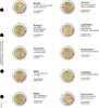 Vordruckblatt karat 2 Euro-Gedenkmünzen chronologisch: Belgien 2012 - Deutschland 2013 -