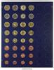 Velourseinlage, dunkelblau, für 6 Euro-Kursmünzensätze -