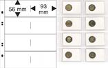 Multi collect Blätter mit 8 Taschen (93 x 56 mm), glasklar, 10er-Packung -