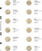 Multi Collect Vordruckblatt für 2 Euro-Gedenkmünzen: Spanien 2011 - Spanien 2012 -