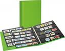 PUBLICA M COLOR Briefmarken-Einsteckalbum mit 10 beidseitig bestückbaren Folien-Einsteckblättern in zwei Ausführungen-Spring (gr -