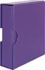 Set: Universalordner PUBLICA M COLOR-Viola (Lila) mit passender Schutzkassette -