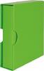 Set: Universalordner PUBLICA M COLOR-Spring (grün) mit passender Schutzkassette -