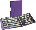 PUBLICA M COLOR Briefmarken-Einsteckalbum mit 10 beidseitig bestückbaren Folien-Einsteckblättern in zwei Ausführungen-Viola (Lil -
