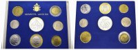 ITALIEN Kursmünzensatz (8 Stück) Johannes Paul II., 1978-2005. -