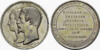 FRANKREICH Silbermedaille 1853. Napoléon III, 1852-1870. div. kl. Rdf. ,... 93.14 US$  +  11.64 US$ shipping