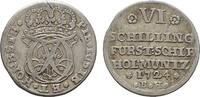 SCHLESWIG-HOLSTEIN 6 Schilling Karl Friedrich, 1702-1739. -