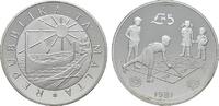 MALTA 5 Pounds 1981. Polierte Platte. 58.21 US$  +  11.64 US$ shipping
