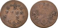 WÜRZBURG 1/2 Pfennig Adam Friedrich von Seinsheim, 1755-1779. -