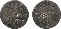 BRANDENBURG-PREUSSEN 2 Pfennig Friedrich III., 1688-1701. -
