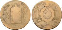 FRANKREICH 2 Sols Convention, 1792-1795. -