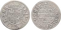 BRANDENBURG-PREUSSEN 1/12 Taler 1689, IE - Magdeburg. Friedrich Wilhelm, der Große Kurfürst, 1640-1688. Hübsche Patina. VF+
