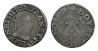 FRANKREICH Double tournois, Henri III, 1574-1589. -