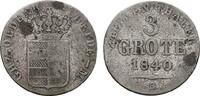 OLDENBURG 3 Grote 1840. Paul Friedrich August, 1829-1853. Fast sehr schön 34.93 US$  +  11.64 US$ shipping