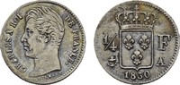 FRANKREICH 1/4 Franc Charles X, 1824-1830. -