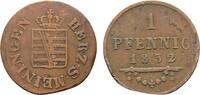 SACHSEN Pfennig 1832 Bernhard Erich Freund, 1803-1866. Etwas beschnitten... 13.97 US$  +  11.64 US$ shipping