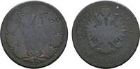 4 Kreuzer 1860, E. KAISERREICH ÖSTERREICH Franz Josef I., 1848-1916. Schön