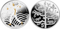 Lettland 5 Euro Latvia STARDUST -