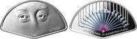 Lettland 5 Euro Latvia Fan of light Rays -