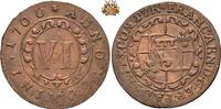 Paderborn, Bistum 6 Pfennig VI Pfennig 1706 -