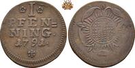Lippe-Detmold 1 Pfennig -
