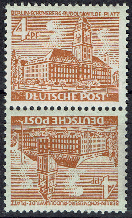 Берлин 1949. Stamp Berlin 1949 33. Stamp Berlin 1949 34. Сладости 1949 Берлин.