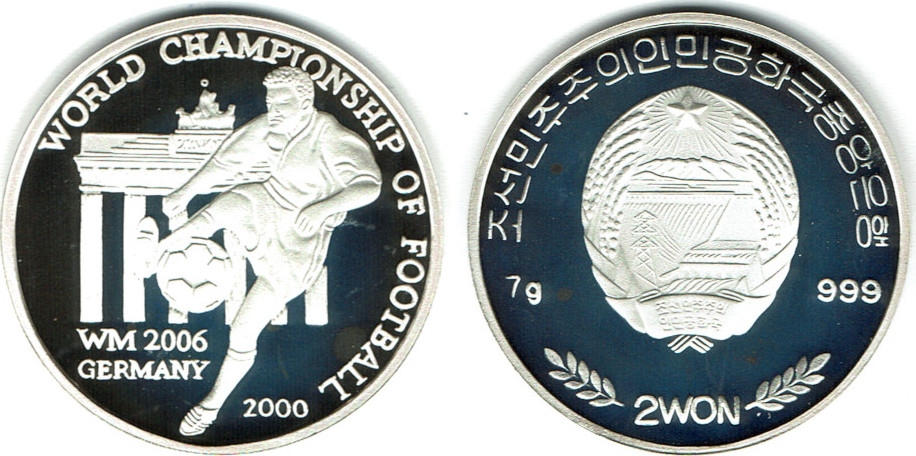 Корея в 2000. 2000 Корея монета Montreux. Korea 2 won 2000 Chillon.