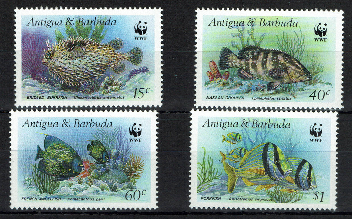 Antigua und Barbuda 4 Werte Antigua and Barbuda, 4 stamps 