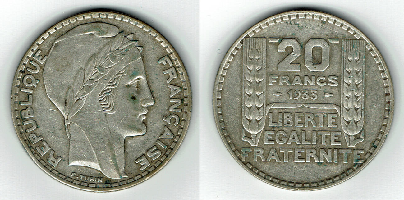 French 20. 20 Fr 1933. France20 24.